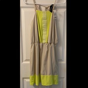 Nude/Citrus Summer Dress Size  NWT Medium
